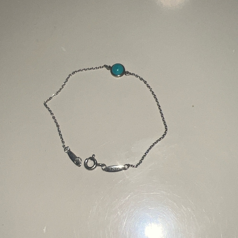Tiffany Elsa Peretti turquoise bracelet